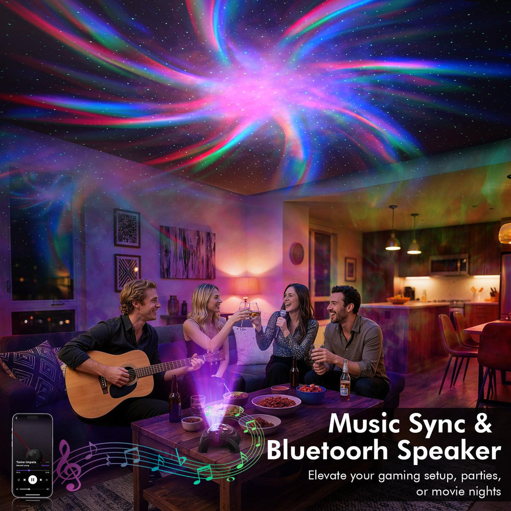 Rossetta altavoz Bluetooth conectado a teléfono para música sincronizada y dinámicas