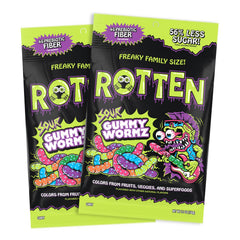 Rotten frente del paquete visible, atractivo para compartir