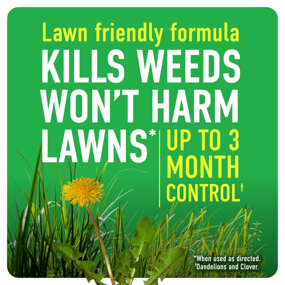 Roundup For Lawns detalle de etiqueta con instrucciones visibles