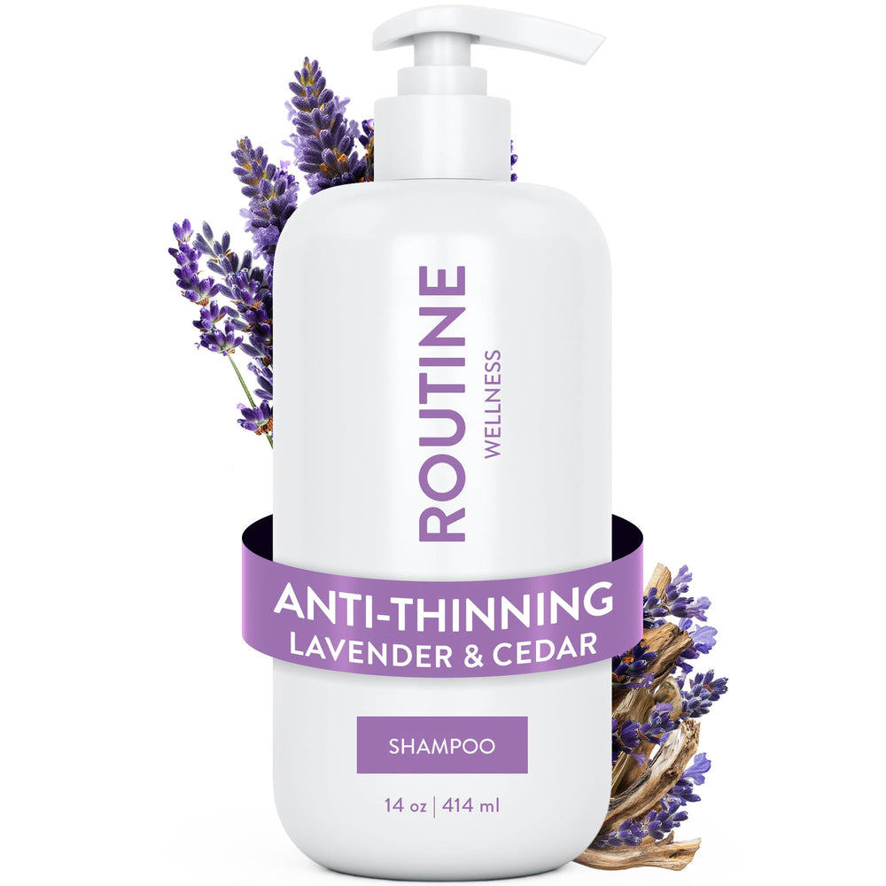 Routine Wellness frente del envase mostrando diseño y beneficio voluminizador