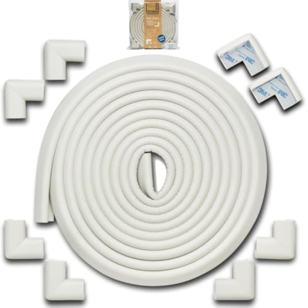 Roving Cove protector frontal en oyster white mostrando ajuste y seguridad