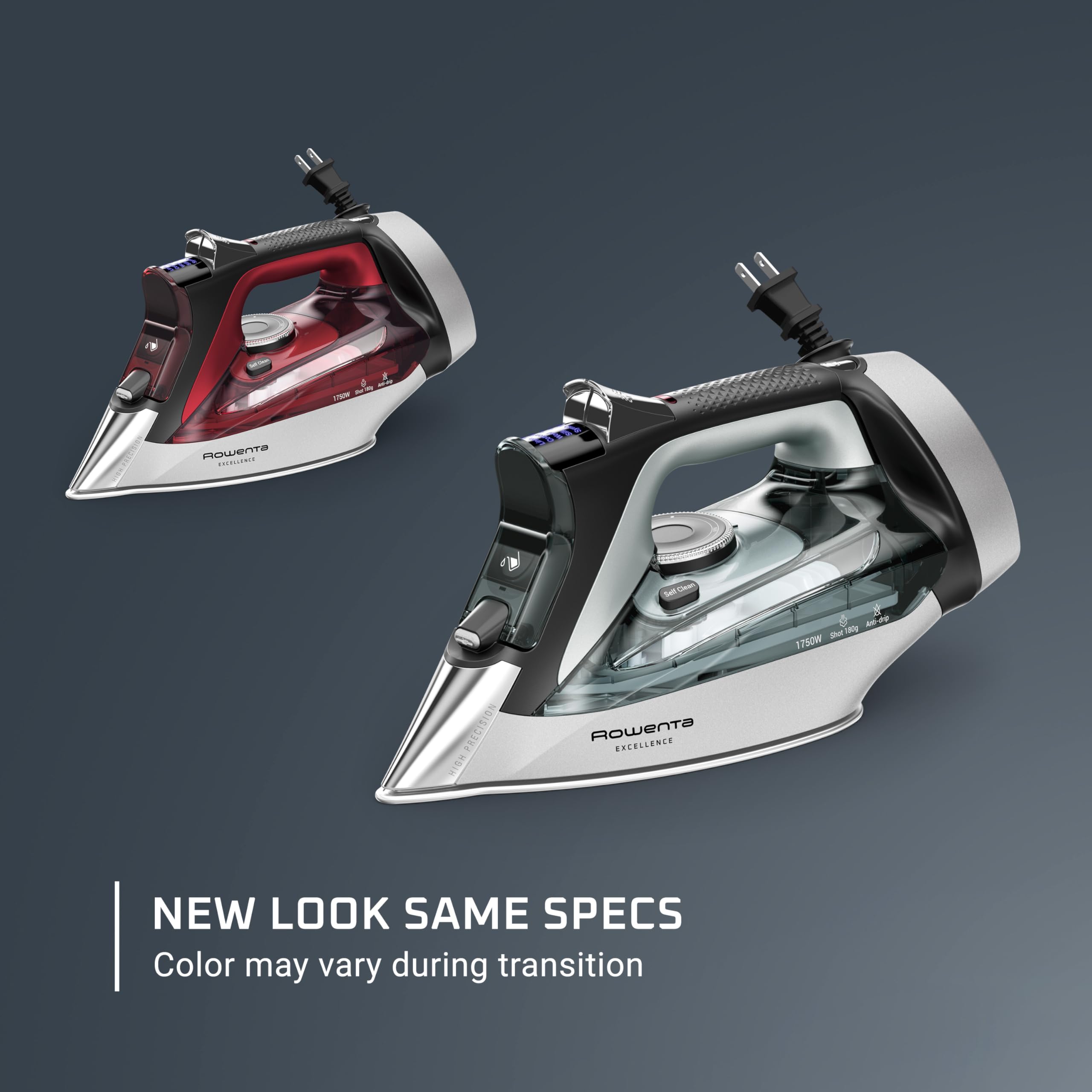 Detalle suela Microsteam HD Rowenta mostrando orificios, mejor deslizamiento