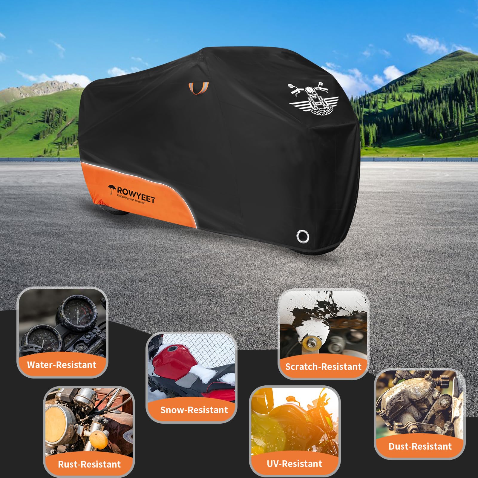 ROWYEET bolsa de almacenamiento con funda plegada para transporte cómodo