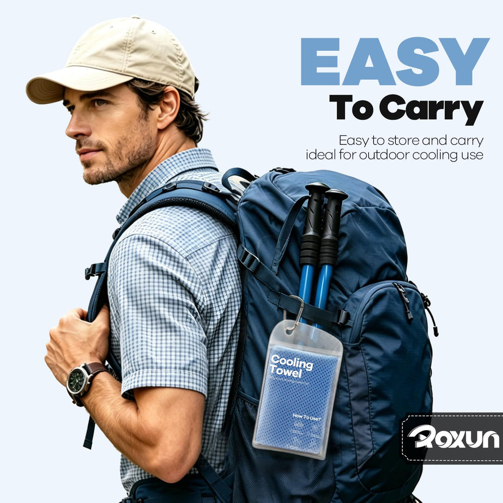 ROXUN funda abierta con toalla dentro para protección y almacenamiento