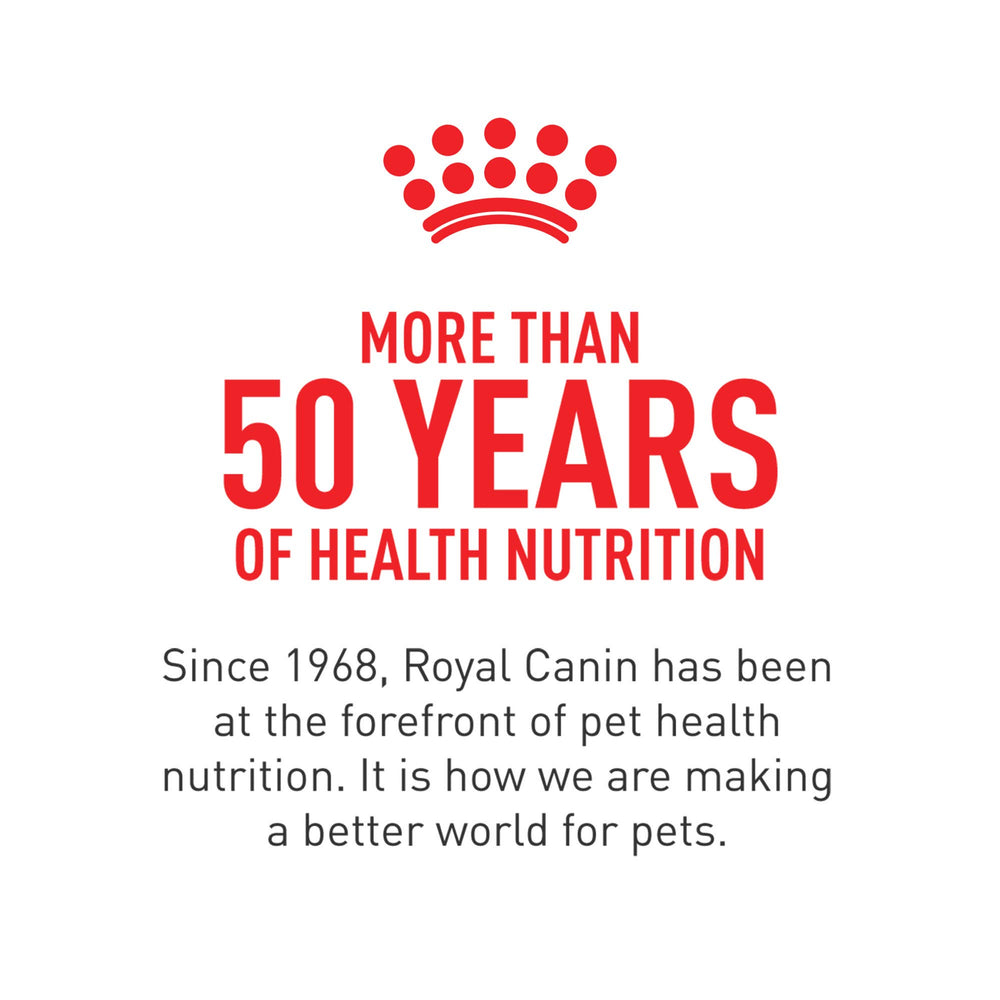ROYAL CANIN etiqueta con ingredientes destacando nutrientes clave