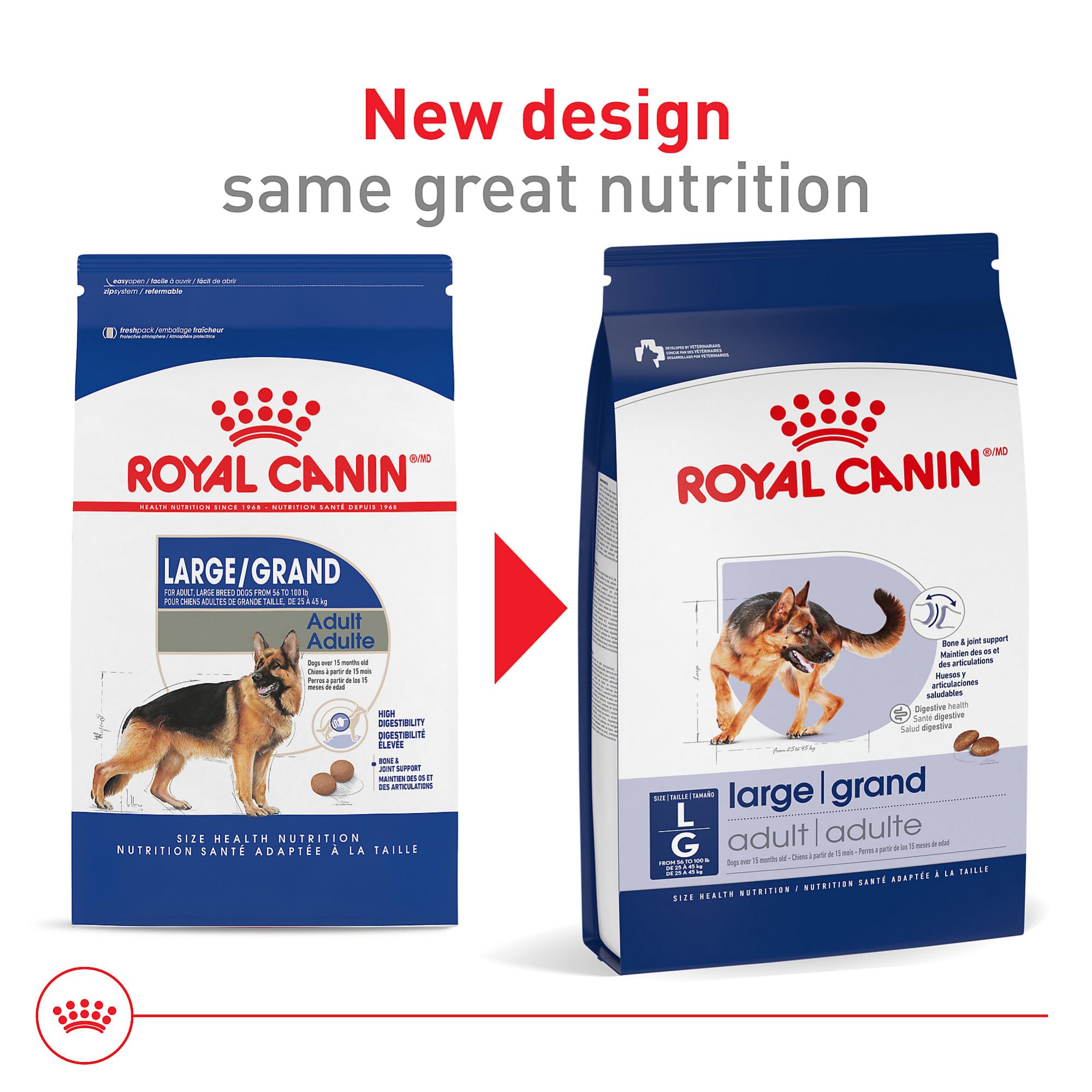 ROYAL CANIN primer plano de croqueta para buena digestibilidad