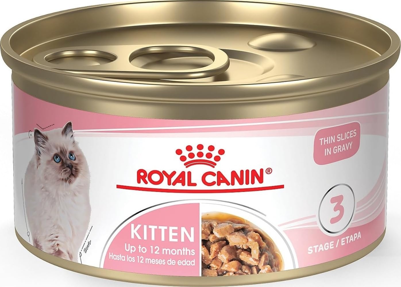 ROYAL CANIN lata frente mostrando diseño y conveniencia