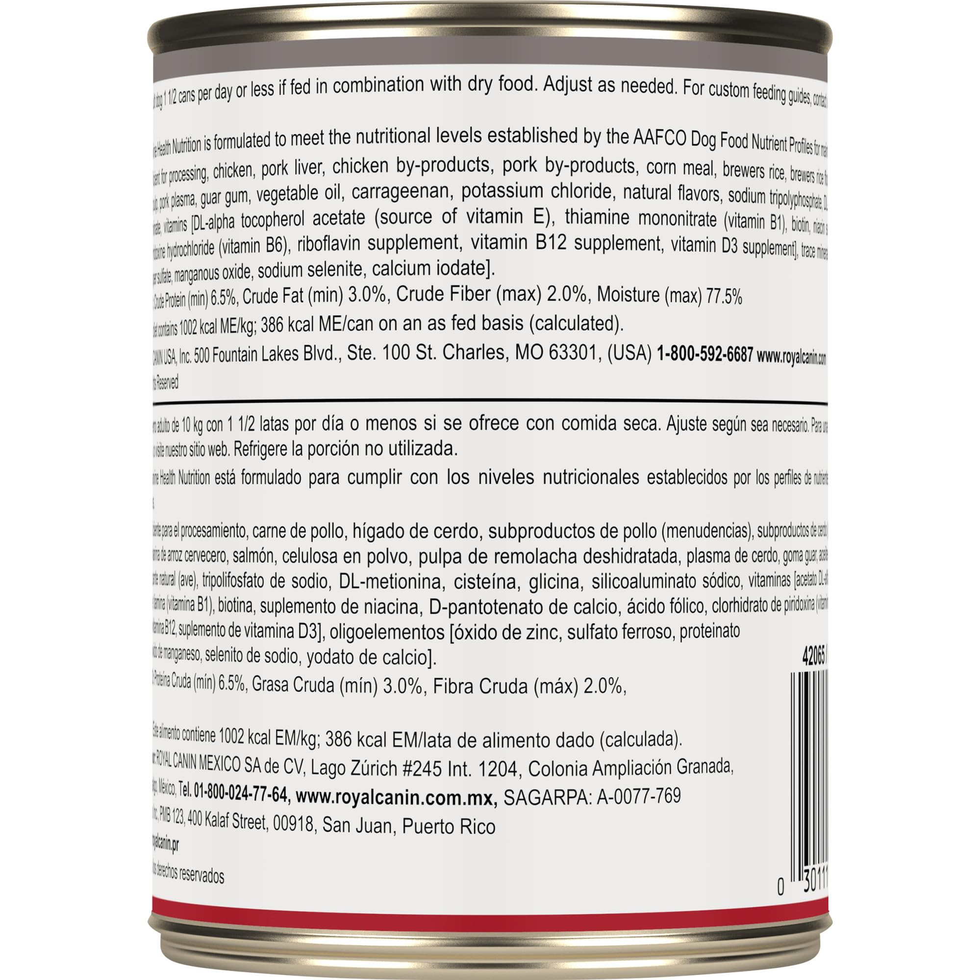 ROYAL CANIN perro comiendo el alimento mostrando aceptación y gusto