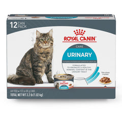 Royal Canin lata frente mostrando diseño y beneficios urinarios