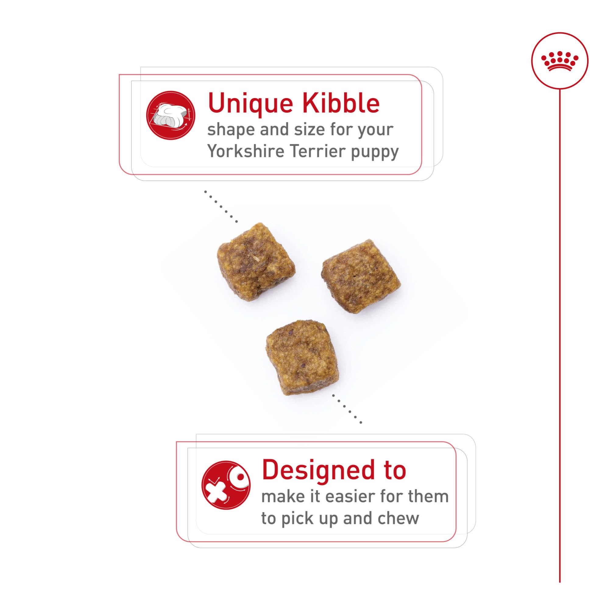ROYAL CANIN croqueta detalle diseñada para hocicos cortos y fácil masticación