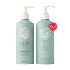 RŌZ pack frontal con botellas de 10.1 oz mostrando hidratación