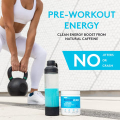 RSP NUTRITION etiqueta de AminoLean con lista de ingredientes y beneficios