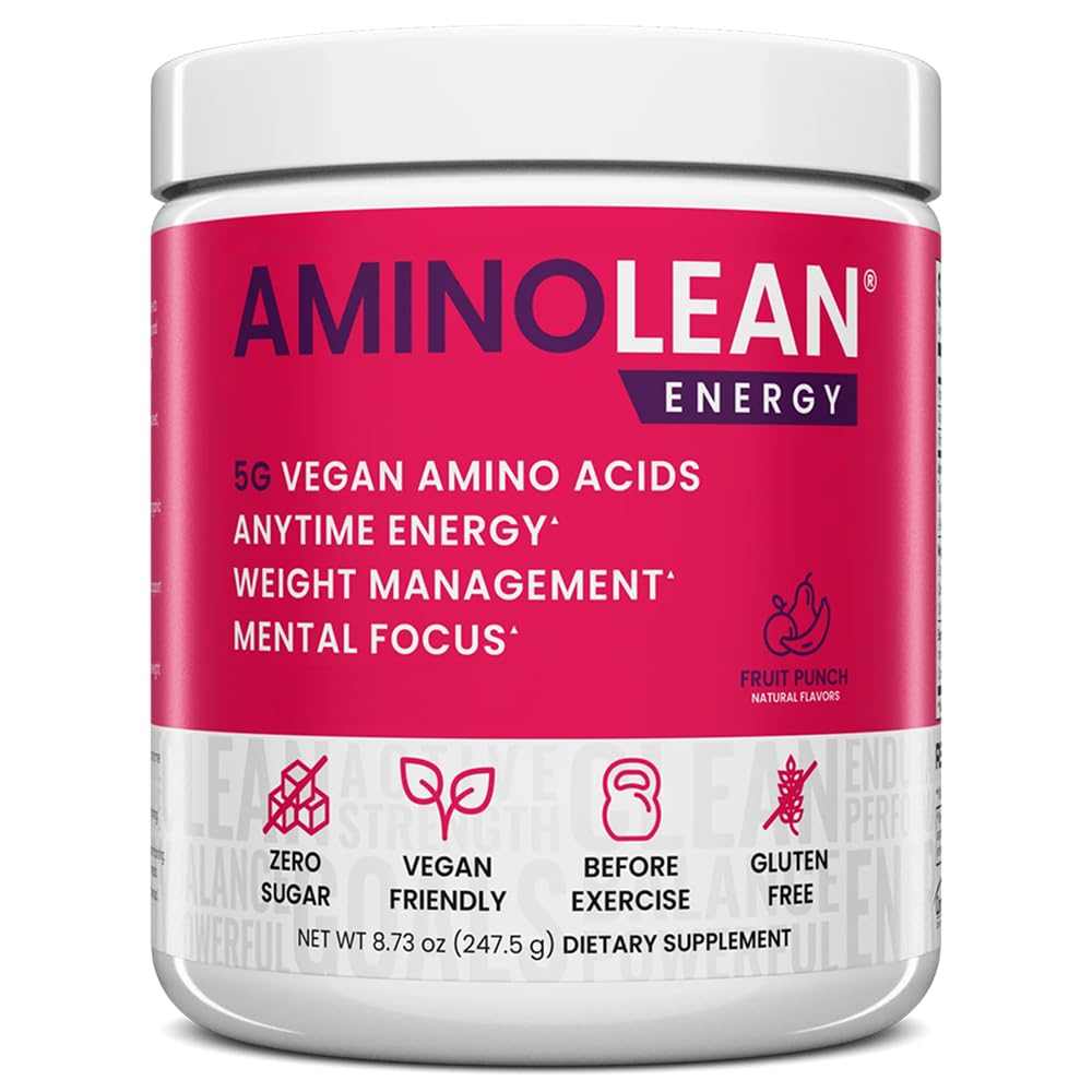 RSP NUTRITION envase frontal de AminoLean mostrando la marca y presentación