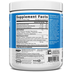 RSP NUTRITION polvo AminoLean textura cercana que sugiere mezcla fácil
