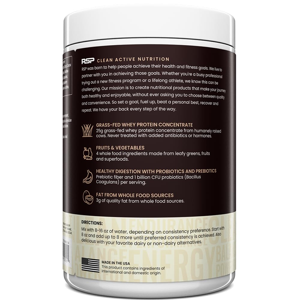 RSP NUTRITION TrueFit chocolate shake on breakfast table showing convenient daily use