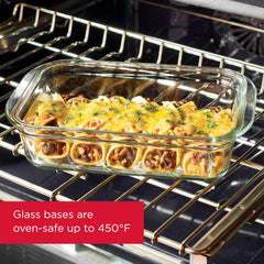 Rubbermaid Brilliance detalle de trabas herméticas que evitan fugas