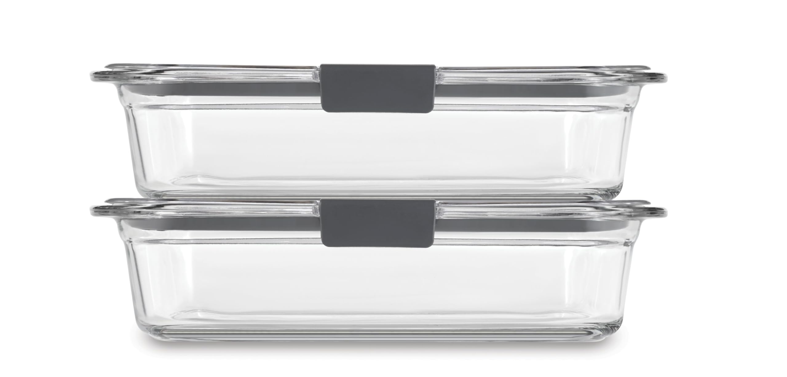 Rubbermaid Brilliance comparación de tamaño con fruta para escala práctica