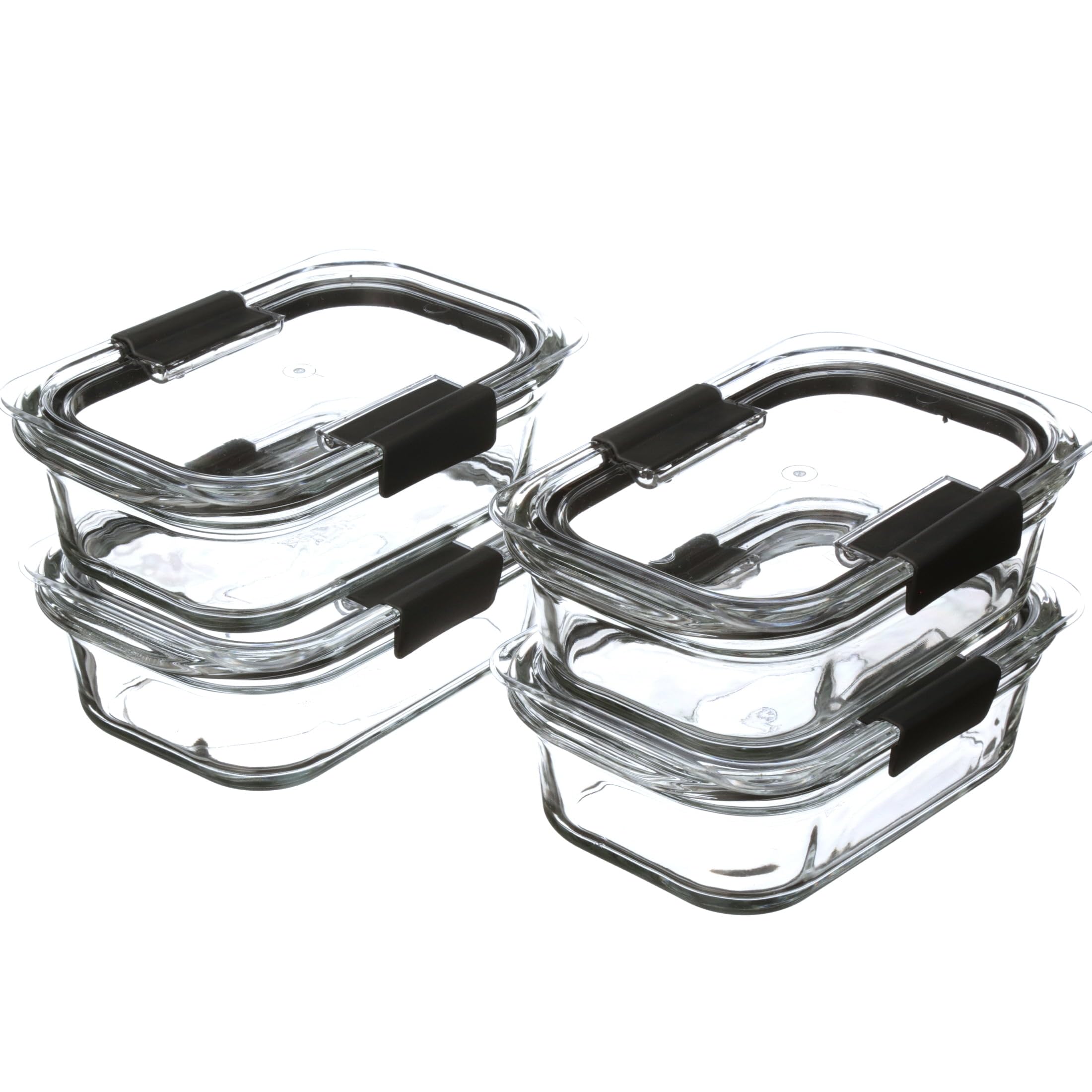 Rubbermaid Brilliance comparación de tamaño con manos para visualizar capacidad 3.2 tazas