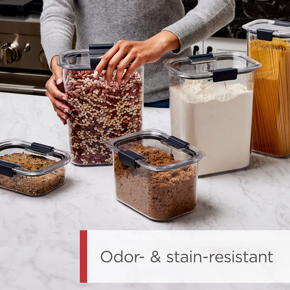 Rubbermaid cuchara de ½ taza incluida para porcionar ingredientes fácil
