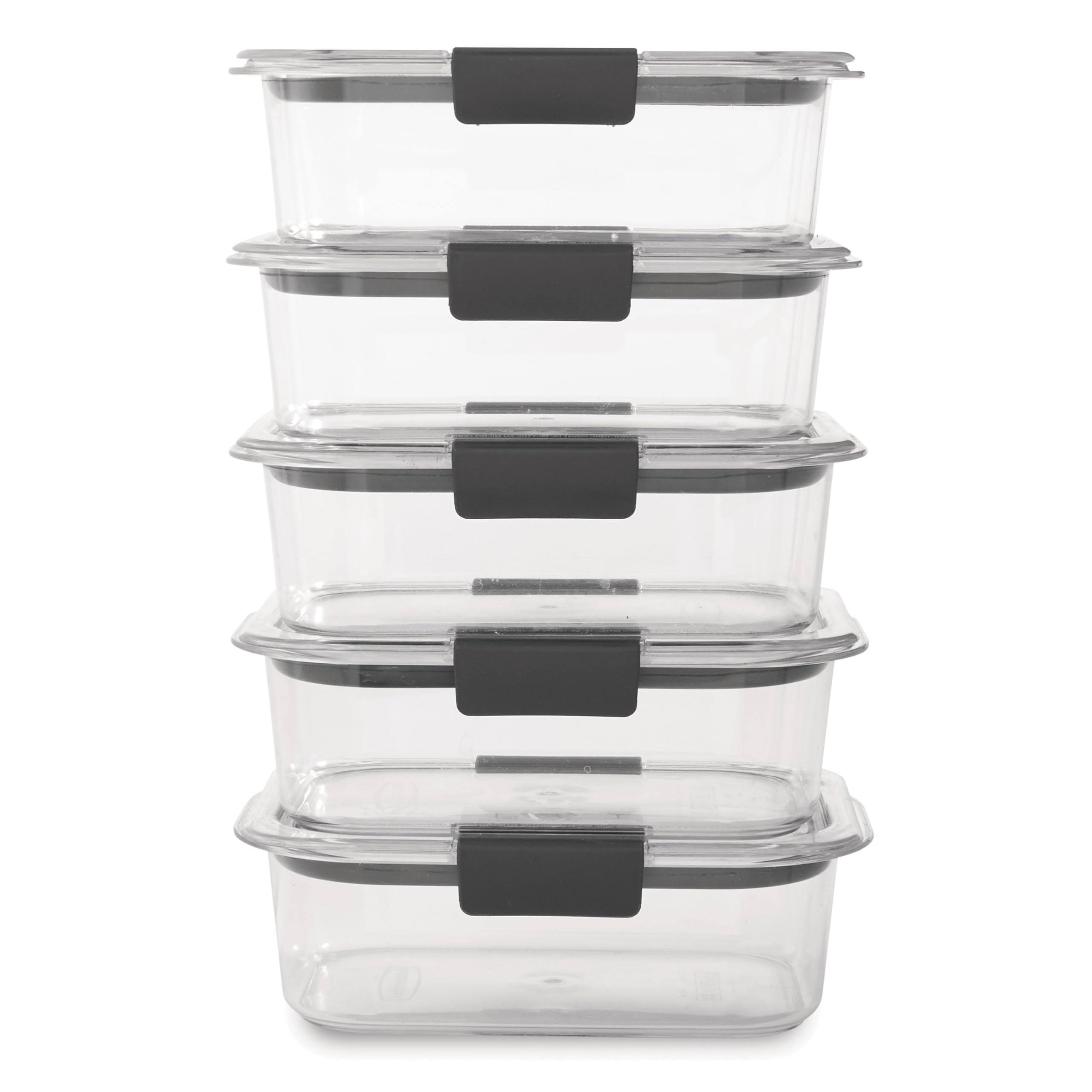 Rubbermaid lid close-up showing silicone gasket and latches for reliable leak-proof protection