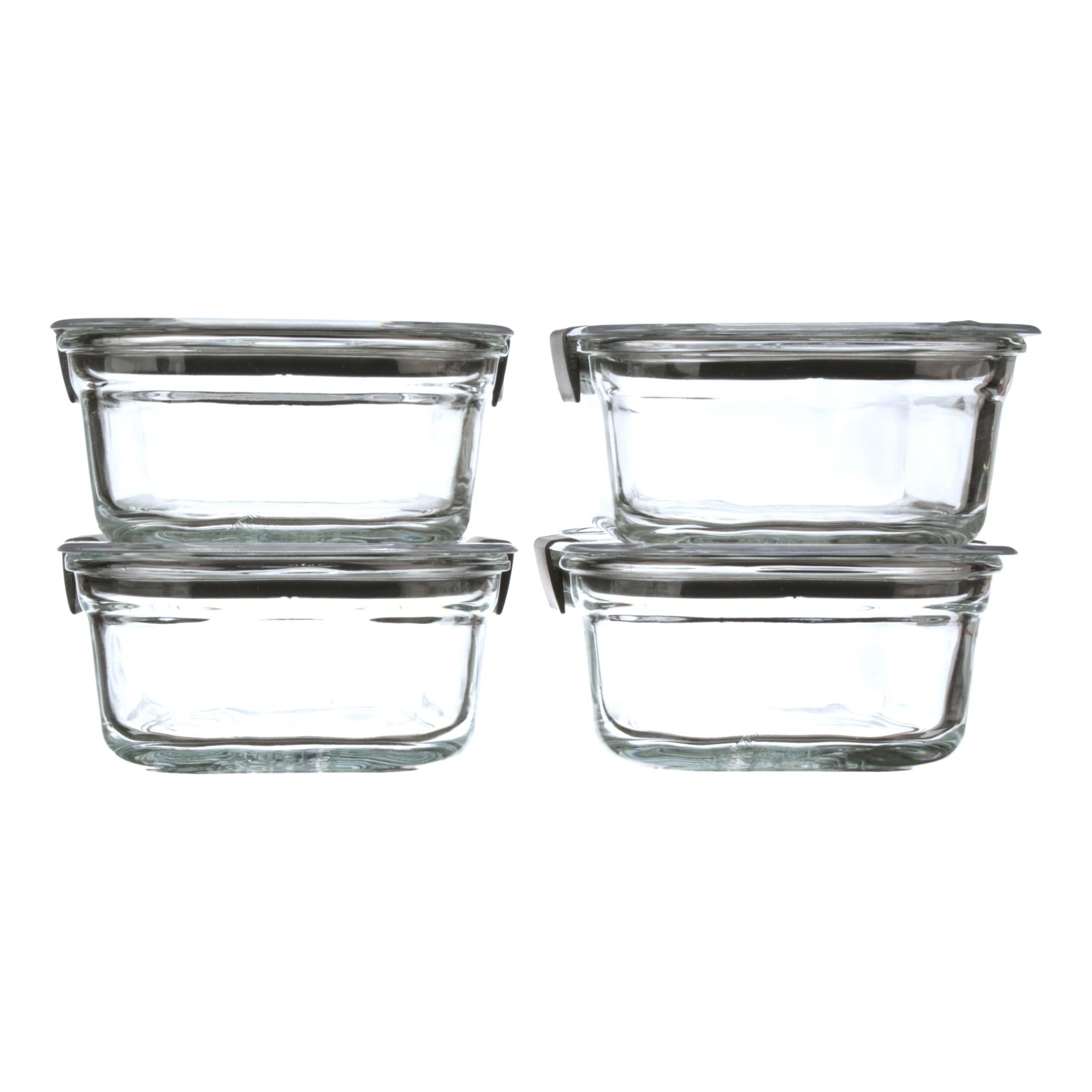 Rubbermaid Brilliance base de vidrio dentro de horno ilustrando uso seguro hasta 450°F
