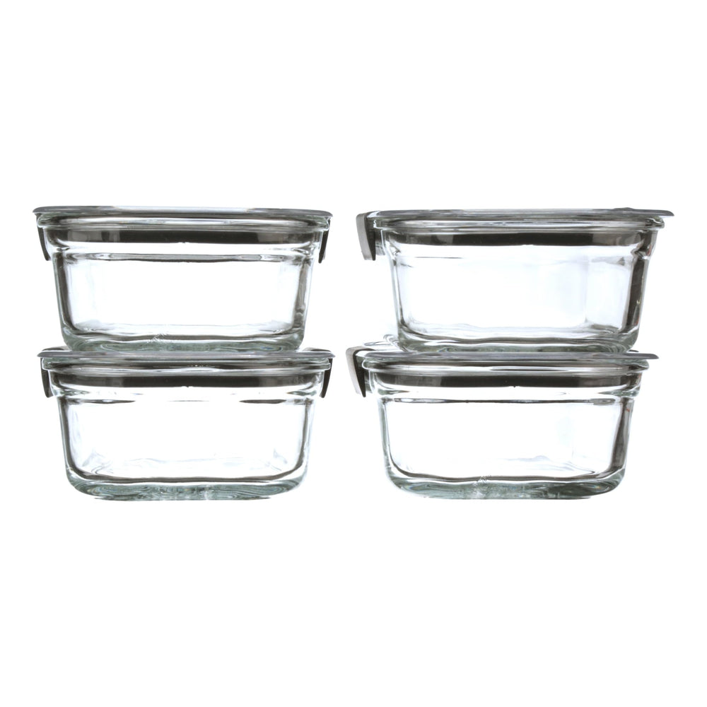 Rubbermaid Brilliance base de vidrio dentro de horno ilustrando uso seguro hasta 450°F