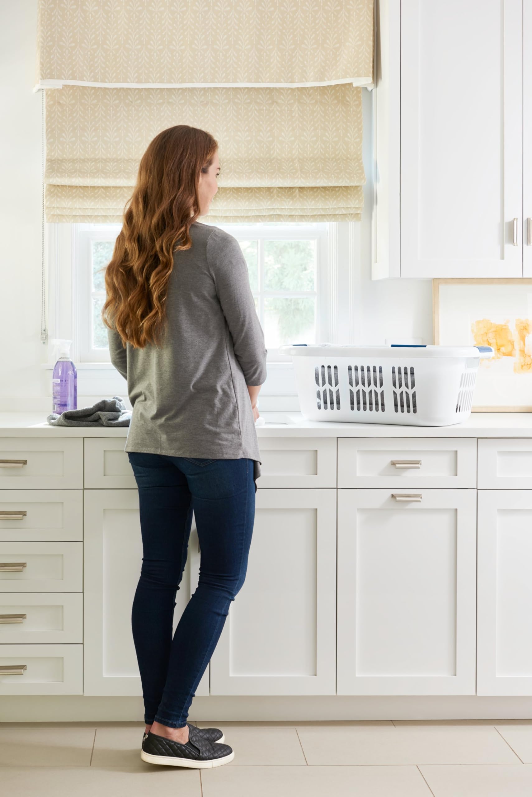 Rubbermaid varias cestas apiladas para ahorro de espacio