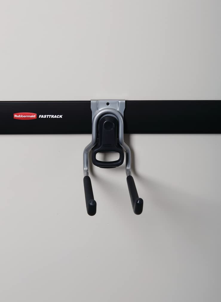 Rubbermaid gancho brazo plegable que ahorra espacio y evita tropiezos