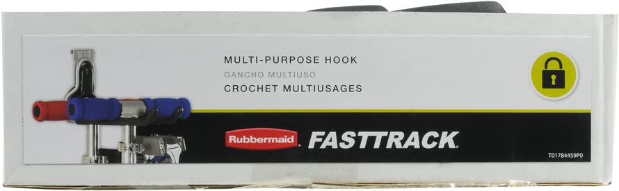 Rubbermaid gancho acabado satin nickel resistente a la corrosión y desgaste