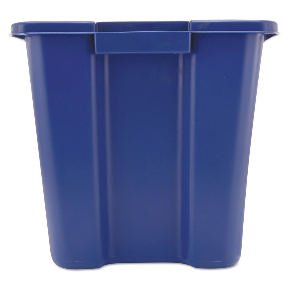 Rubbermaid detalle de asas integradas que facilitan transporte seguro
