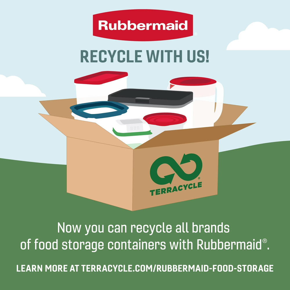 Rubbermaid pilas de recipientes ocupando poco espacio en un armario