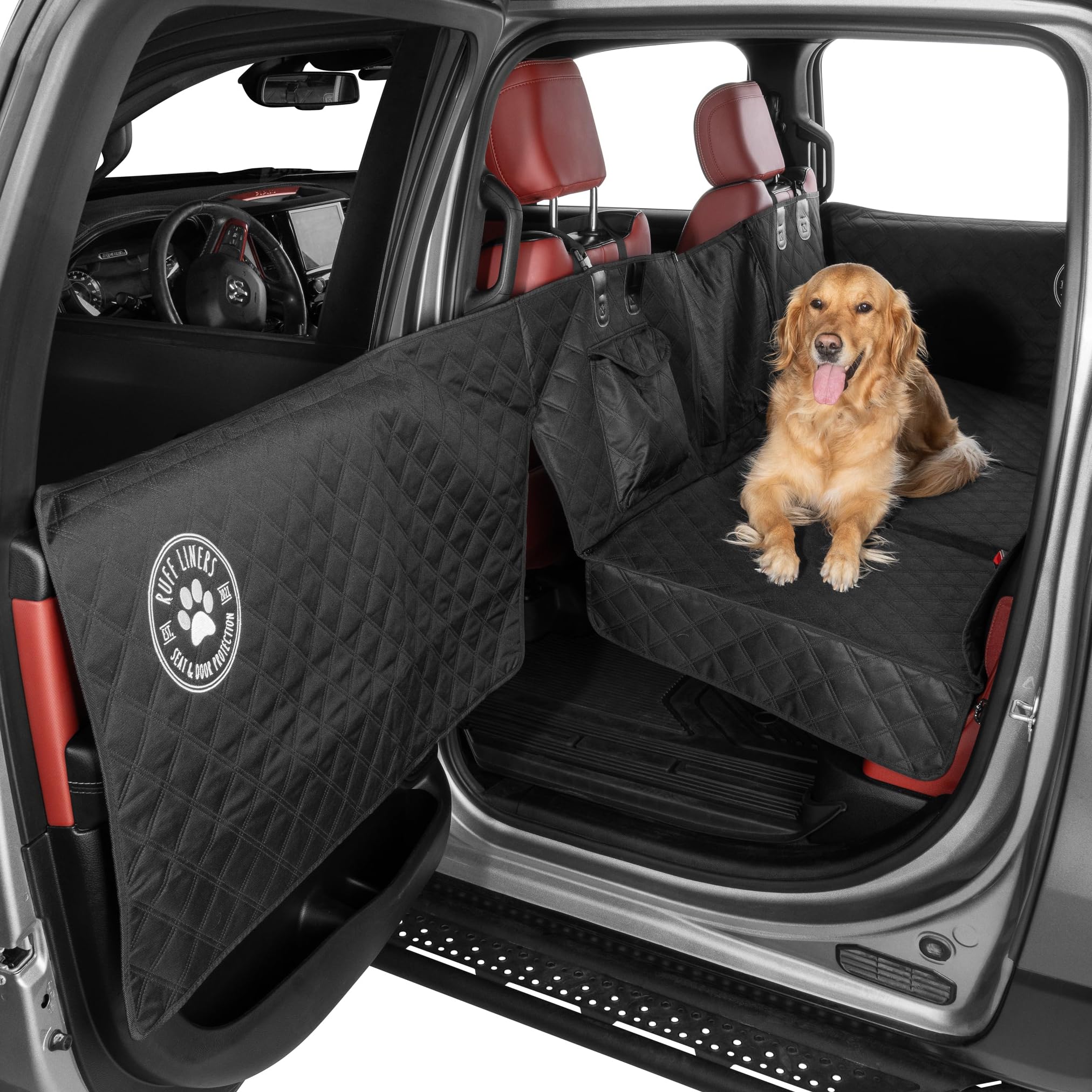 Ruff Liners vista frontal del extensible XL en su empaque mostrando tamaño grande y protección