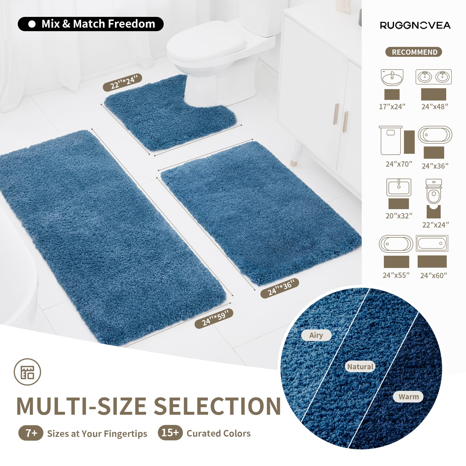 Ruggnovea primer plano de la textura de microfibra, alta suavidad y absorción visible
