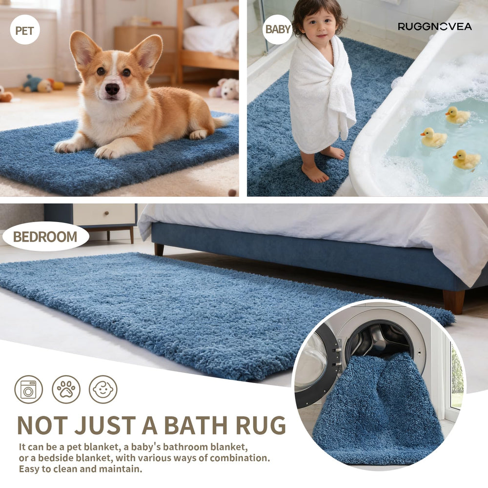 Ruggnovea en ambiente de baño decorado, combina con decoración y proporciona confort diario