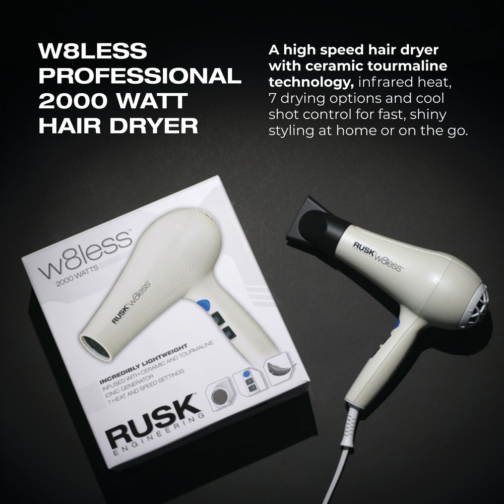 RUSK W8less primer plano de rejilla cerámica indicando calor uniforme