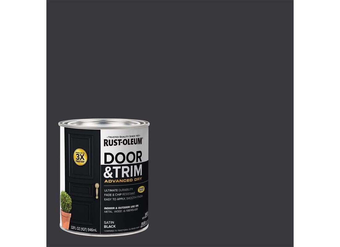 Rust-Oleum brocha aplicando pintura, facilita acabado uniforme