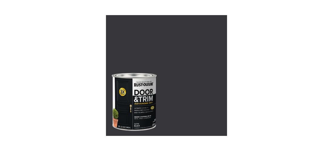 Rust-Oleum puerta pintada en uso que evidencia protección y estética