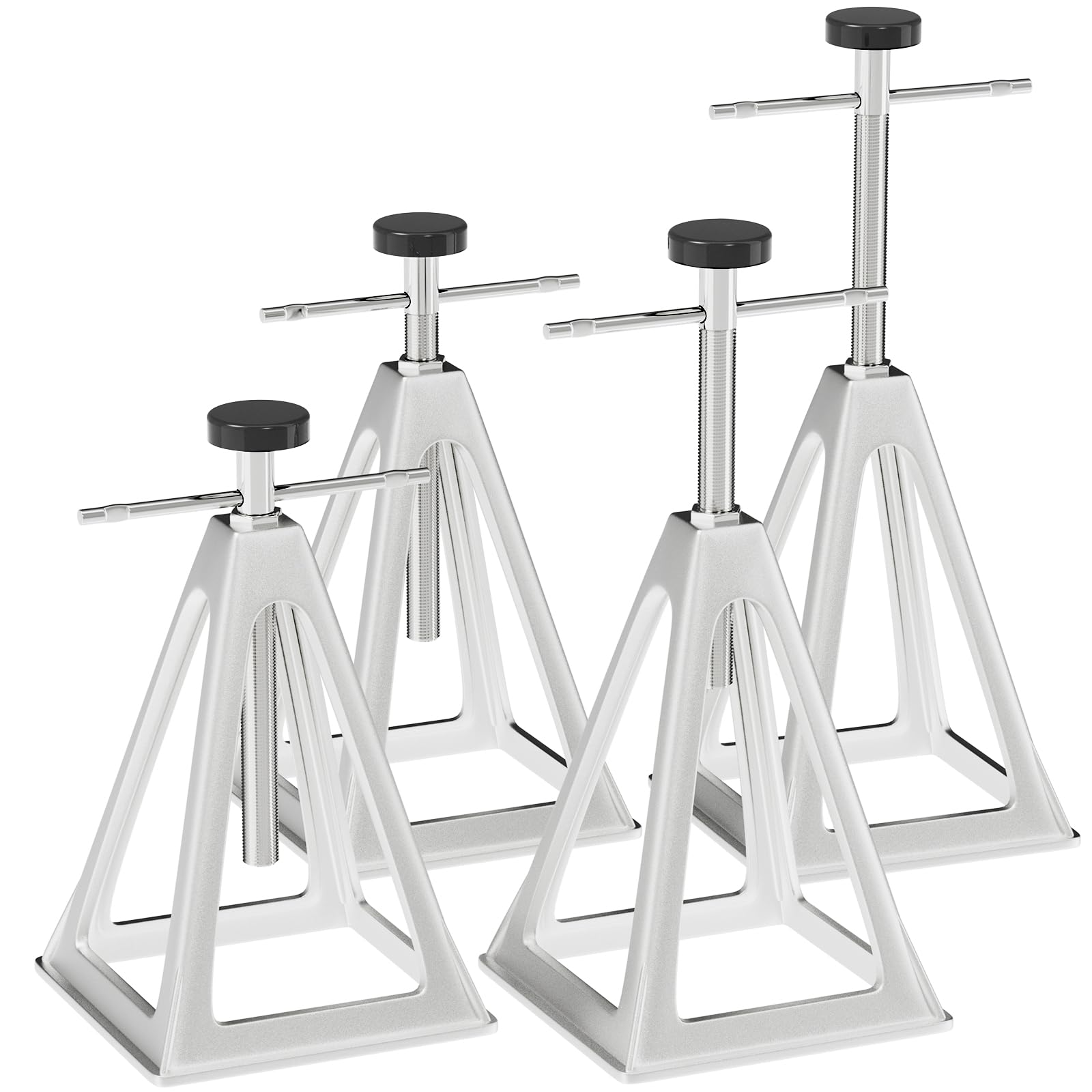 RVGUARD gato apilable frontal mostrando base cuadrada y capacidad estable