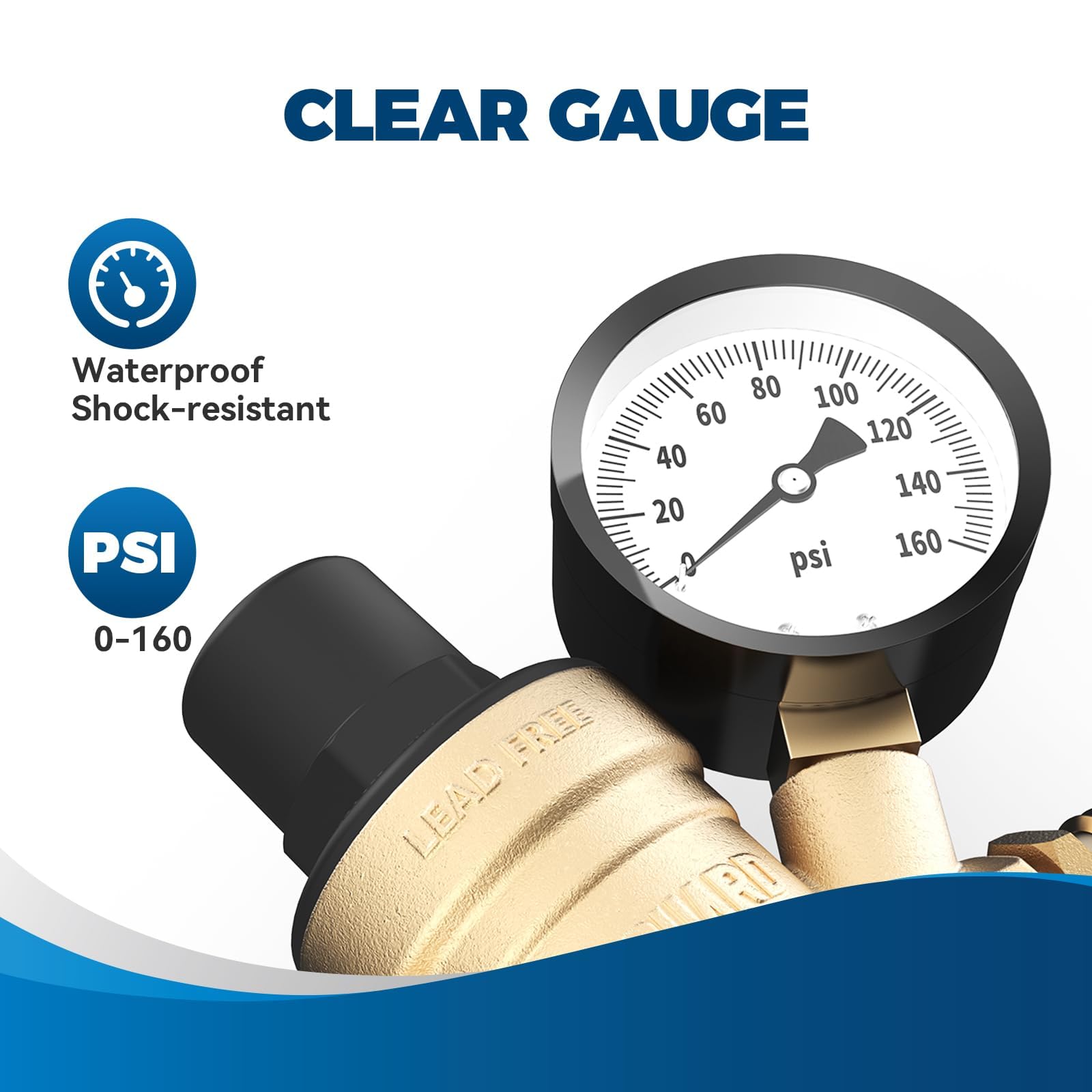 RVGUARD comparativa de tamaño junto a una mano para referencia de escala