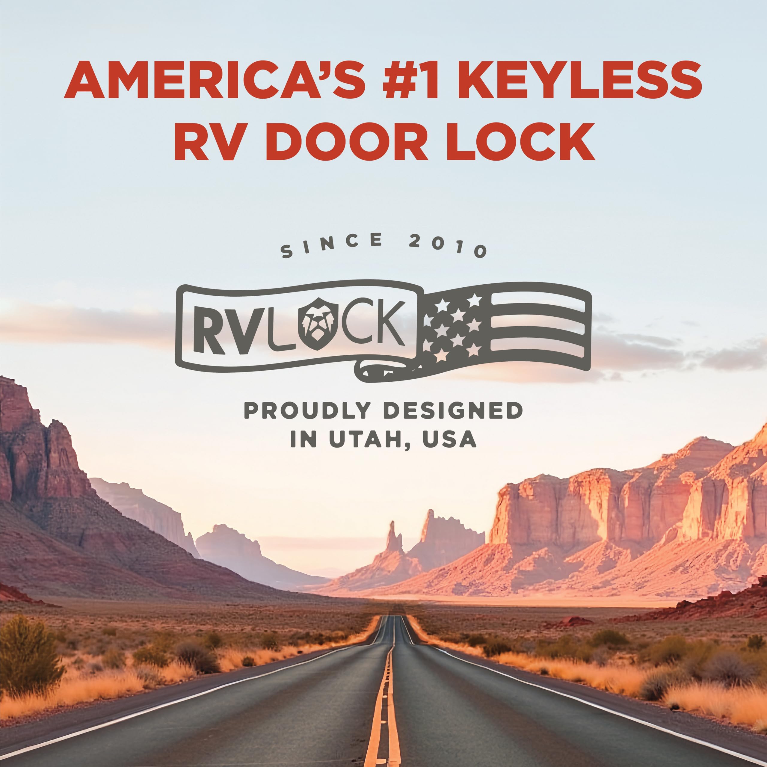 RVLock en entorno de camping mostrando seguridad y estética