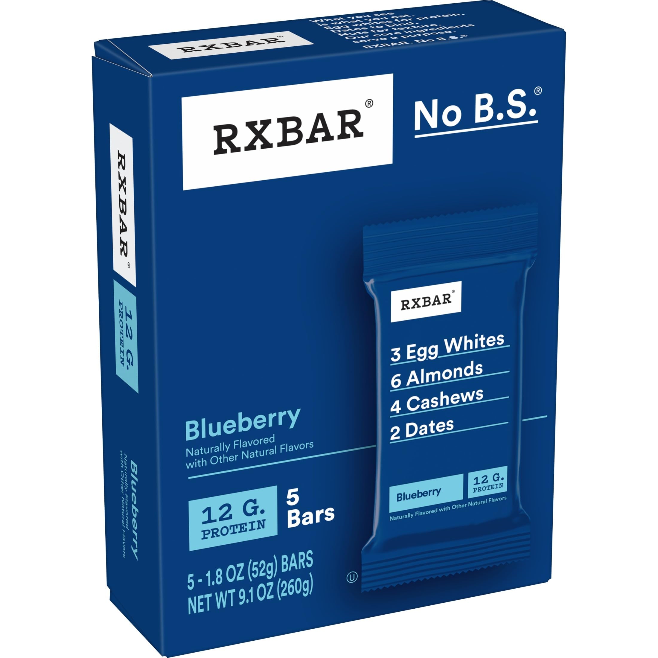 RXBAR barrita en bolsa de gimnasio para energía rápida antes del entrenamiento