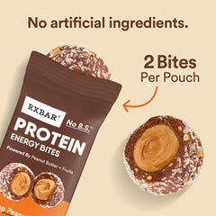 RXBAR detalle de mantequilla de cacahuete como fuente de grasa saludable