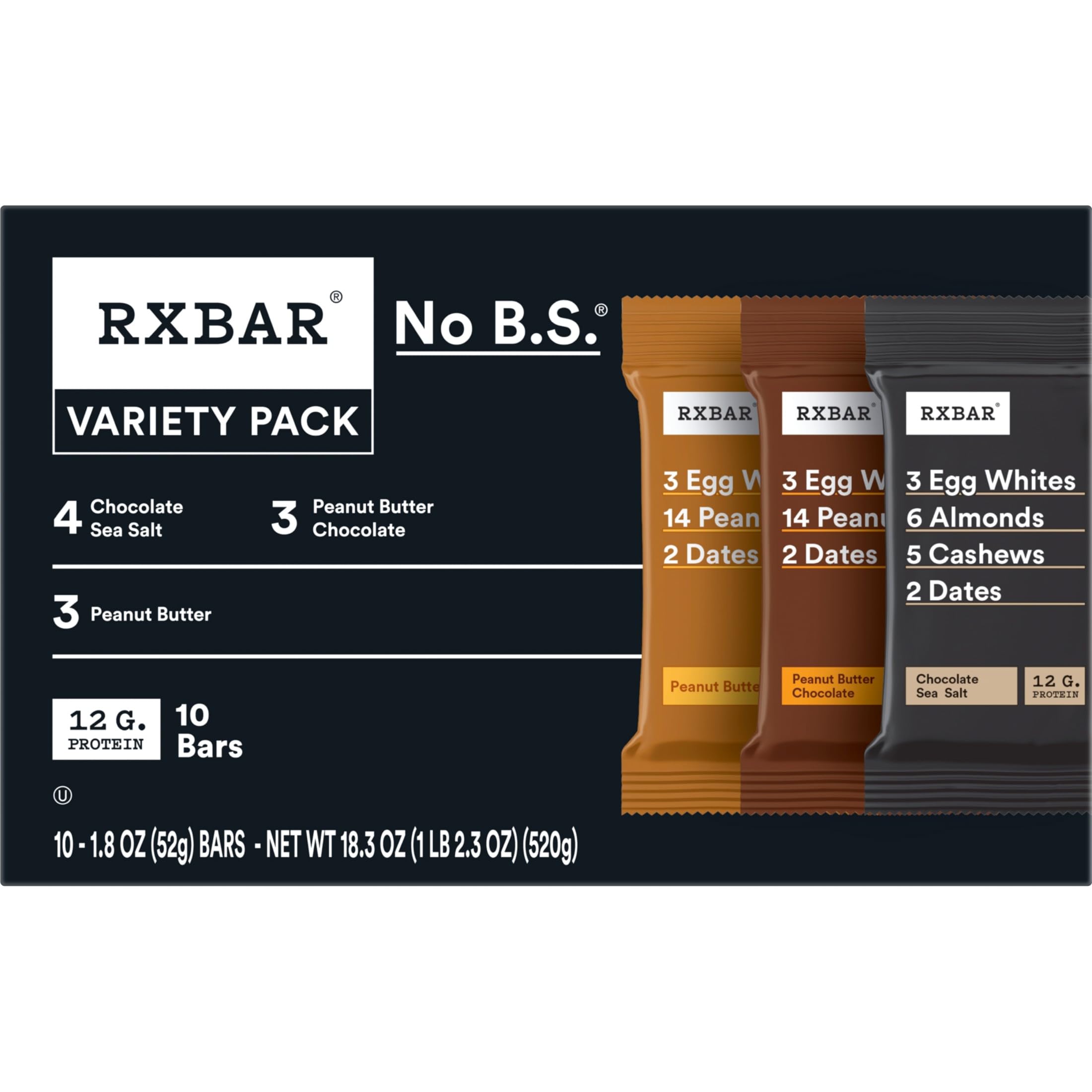 RXBAR barras dentro de una mochila, perfecto snack portátil