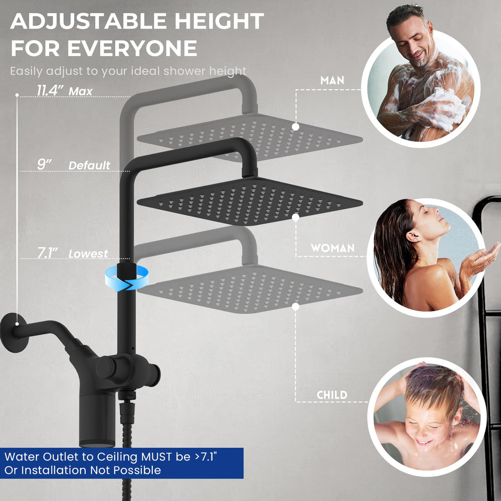 Ryamen cartucho filtrante multicapa visible, reduce cloro y sedimentos para agua más limpia