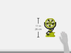 RYOBI ventilador RCF18-0 aspas de cinco hojas que producen fuerte flujo de aire