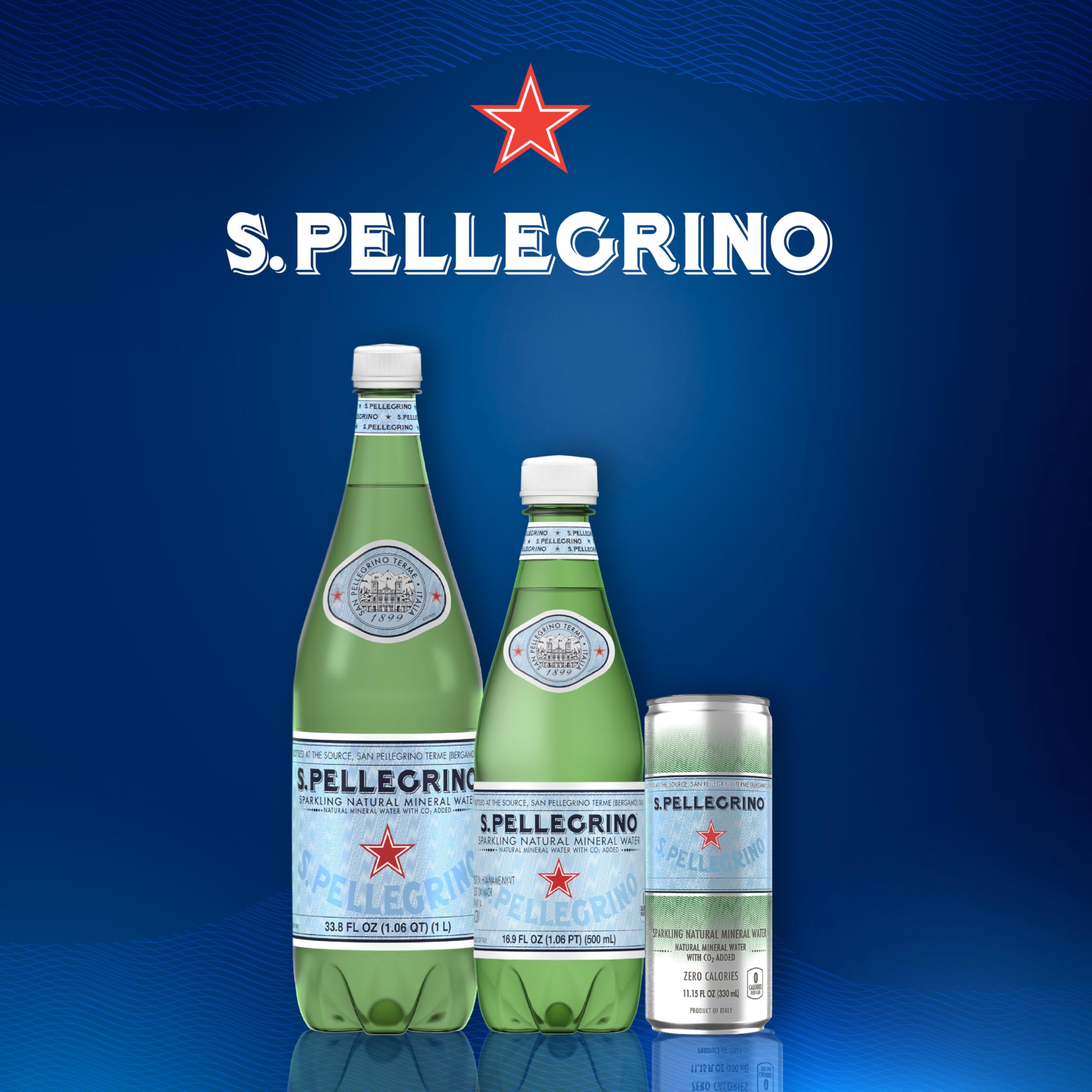 S.Pellegrino lata dentro de nevera portátil ideal para llevar al exterior
