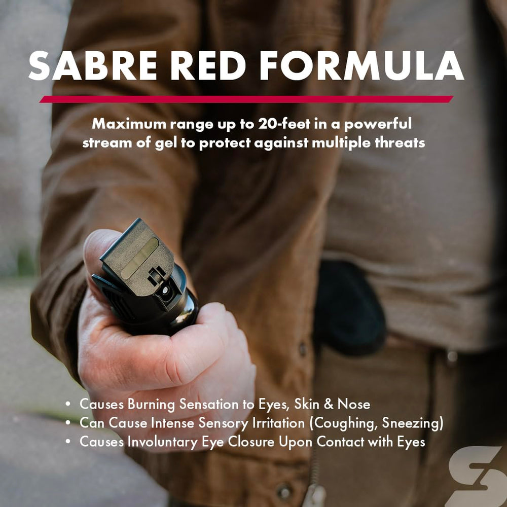 SABRE junto a smartphone para comparar tamaño y portabilidad