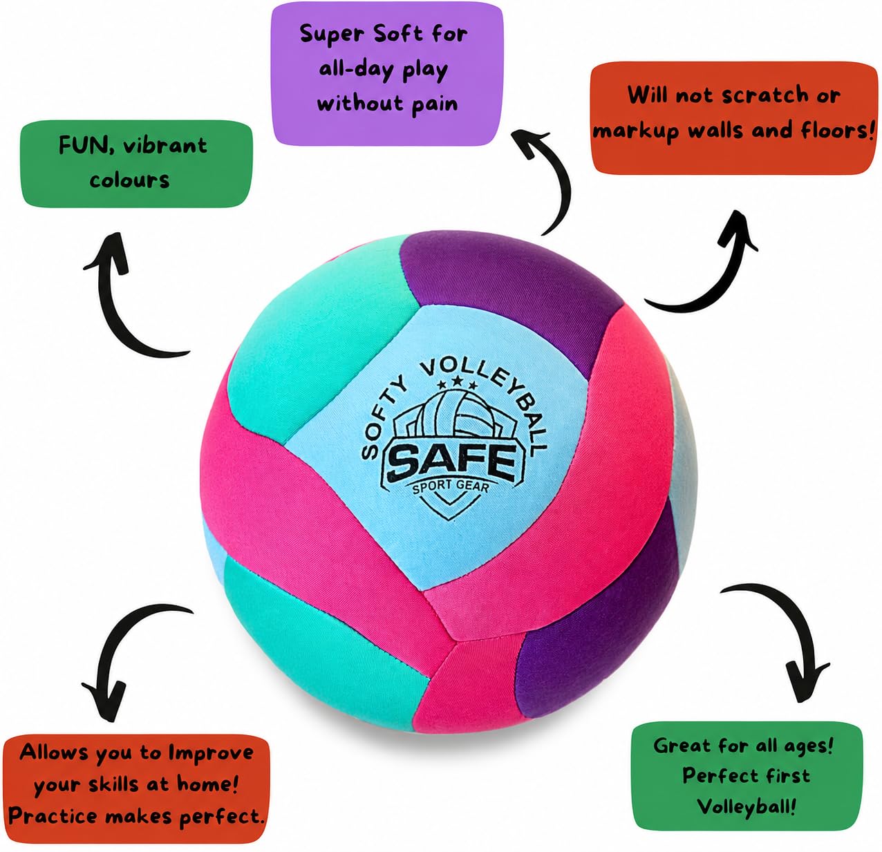 Safe Sport Gear niños jugando en salón beneficiándose de seguridad