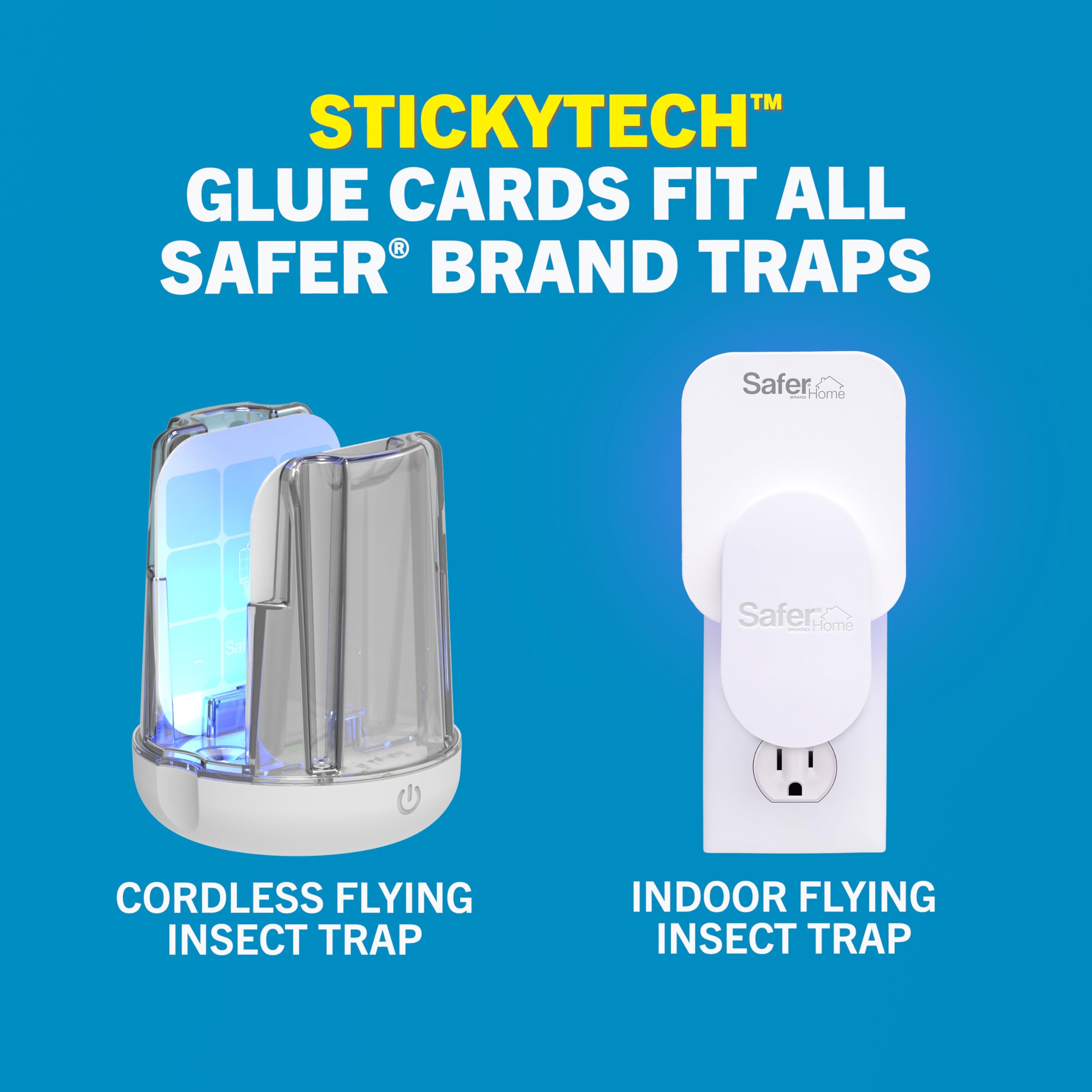 Safer product packaging with device, USB-C cable, and six glue cards