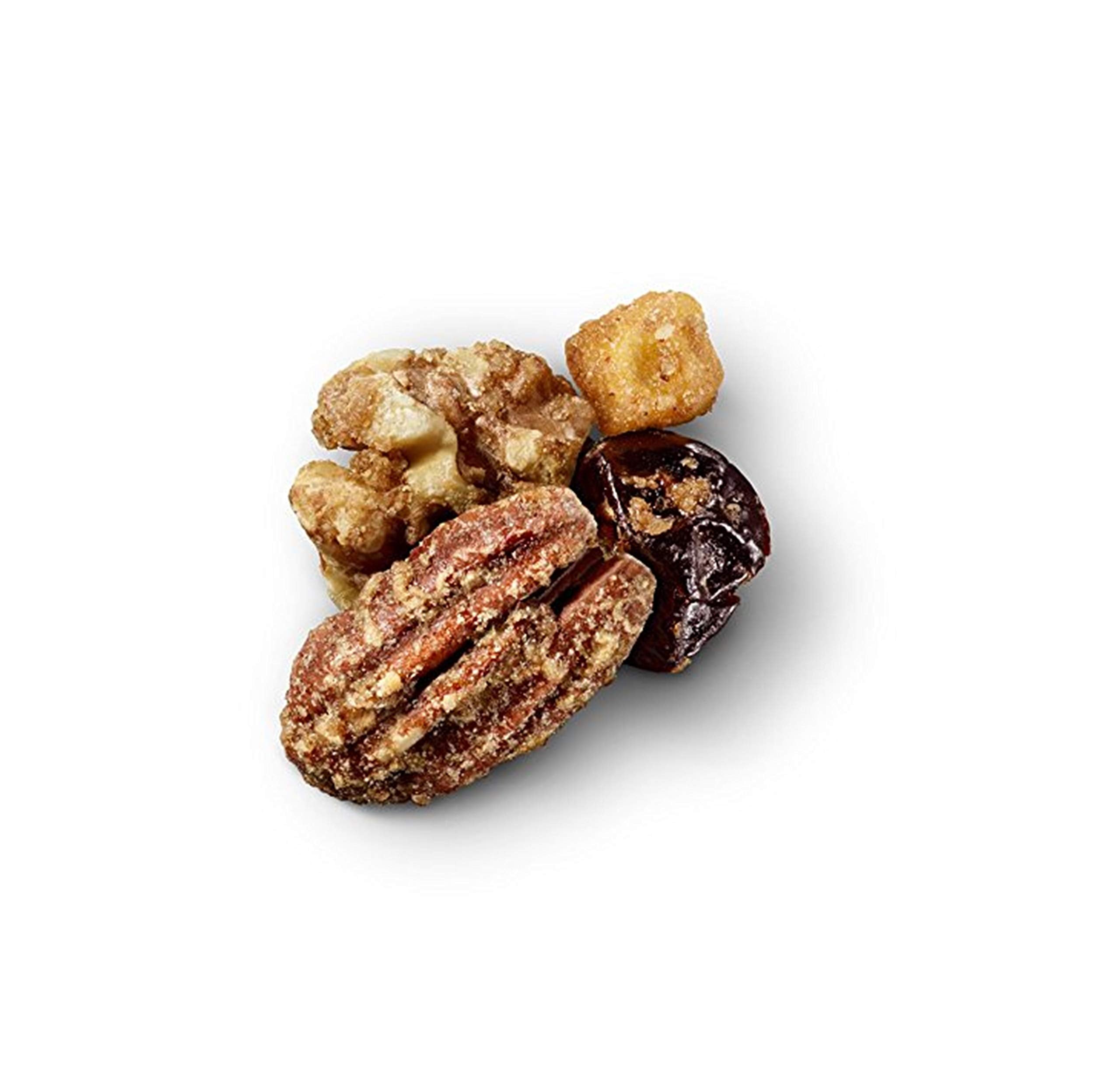 Sahale Snacks detalle del cierre resellable en pouch, conserva frescura fácilmente